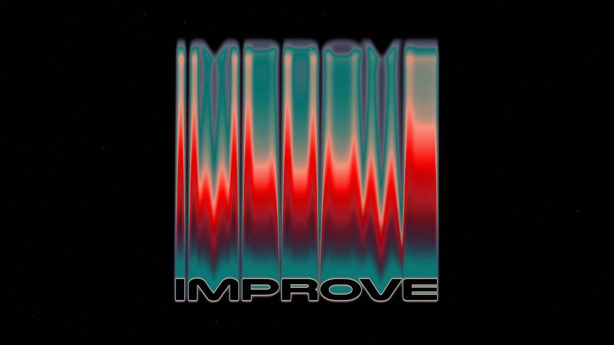 grainy liquid gradient text